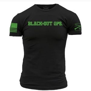 GRUNT STYLE | Black Out Ops black tee/T-shirt